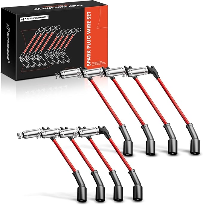 8-Piece V8 Ignition Wire Set - Fits Chevy & GMC Models