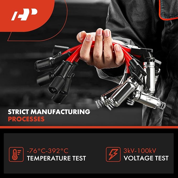 8-Piece V8 Ignition Wire Set - Fits Chevy & GMC Models