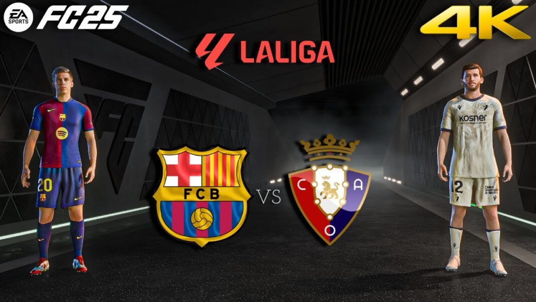 Barcelona vs Osasuna – High-Stakes LaLiga Showdown at Montjuïc