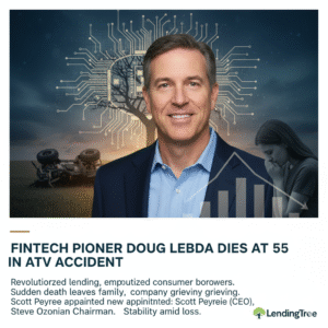 LendingTree CEO Doug Lebda, 55, tragically died in an ATV accident on his North Carolina property, leaving behind a fintech legacy and a grieving family.