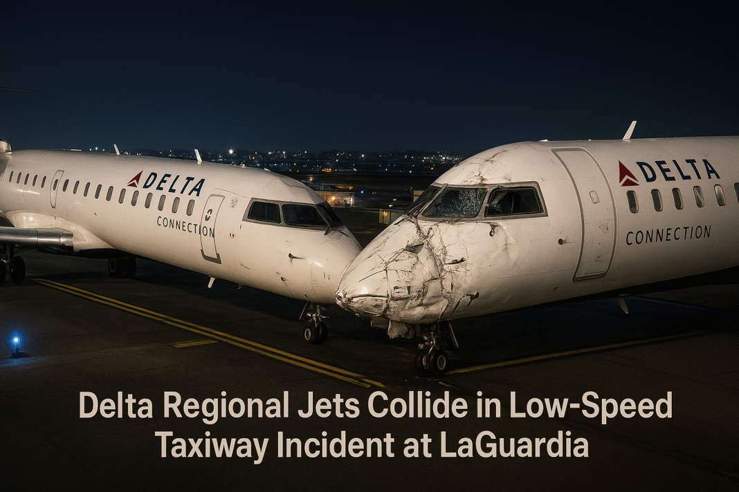 Low-Speed Collision LaGuardia Airport