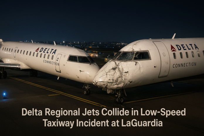 Low-Speed Collision LaGuardia Airport
