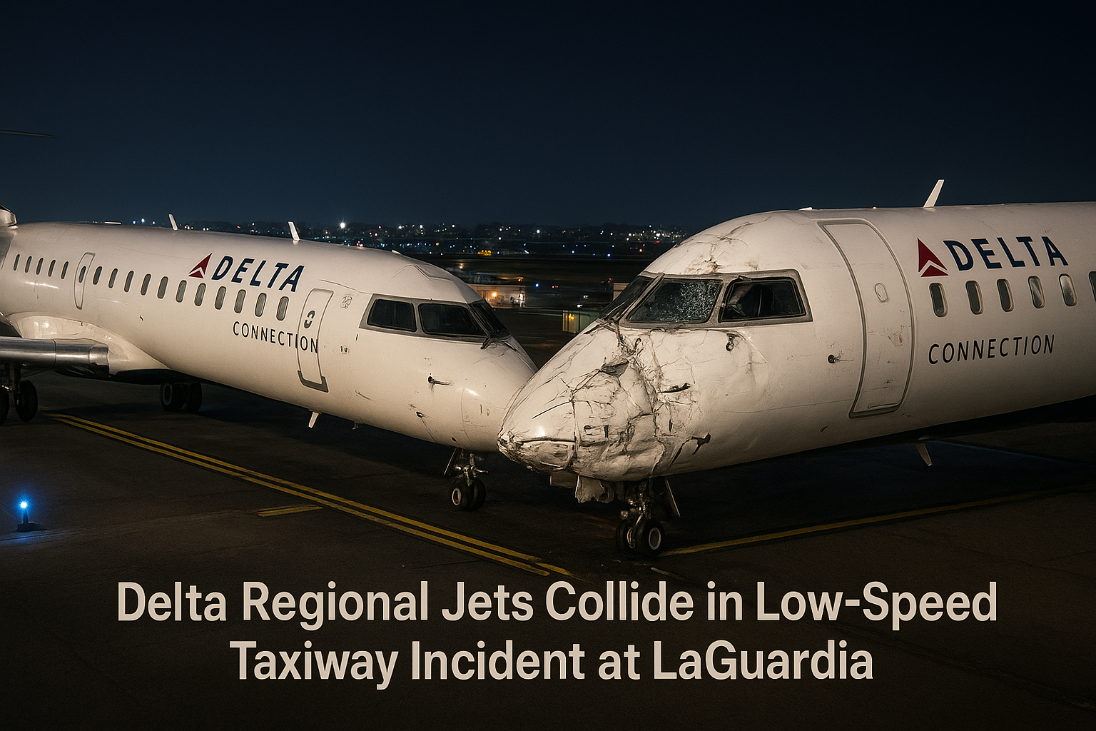 Low-Speed Collision LaGuardia Airport