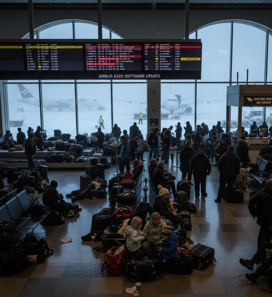 Un hiver brutal et des problèmes techniques ont provoqué des annulations massives après Thanksgiving, paralysant vols et trains à travers les États-Unis.