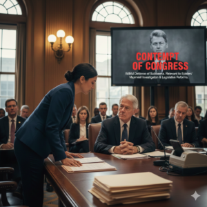 Congress intensifies the Epstein investigation as Rep. Ansari leads depositions and contempt proceedings involving Wexner and former President Clinton.